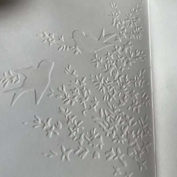 Vtg Stanley Birds Spring Happy Easter Mother Embossed Greeting Card - Picture 4 of 10